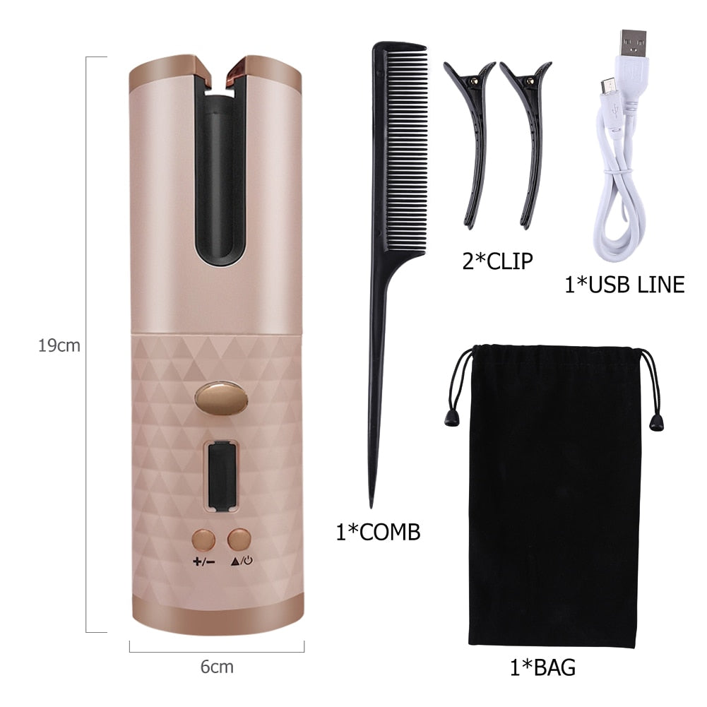 Portable Wireless Curling Iron